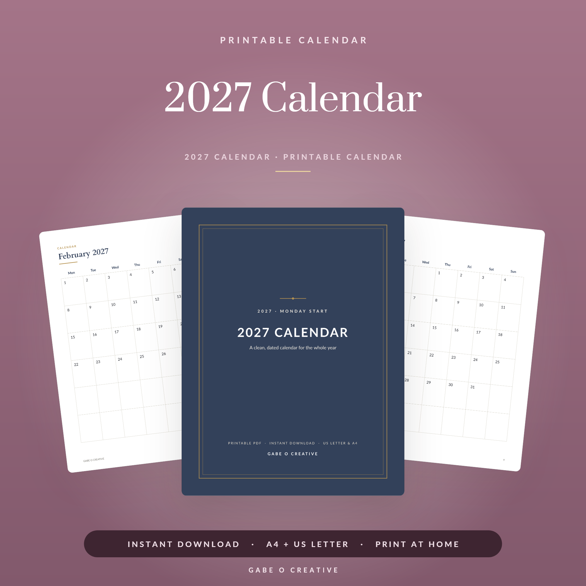 2027 Calendar