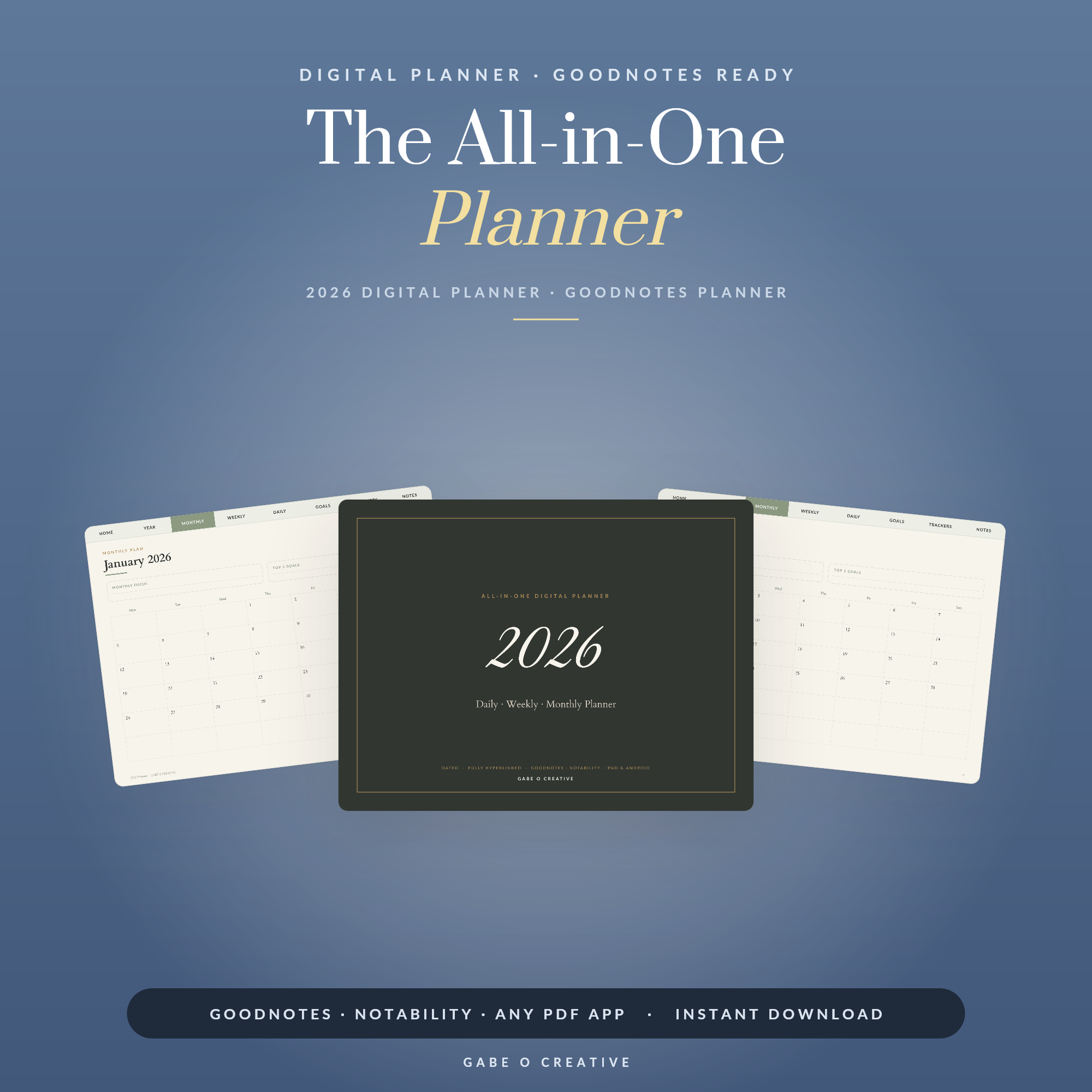 Daily · Weekly · Monthly Planner