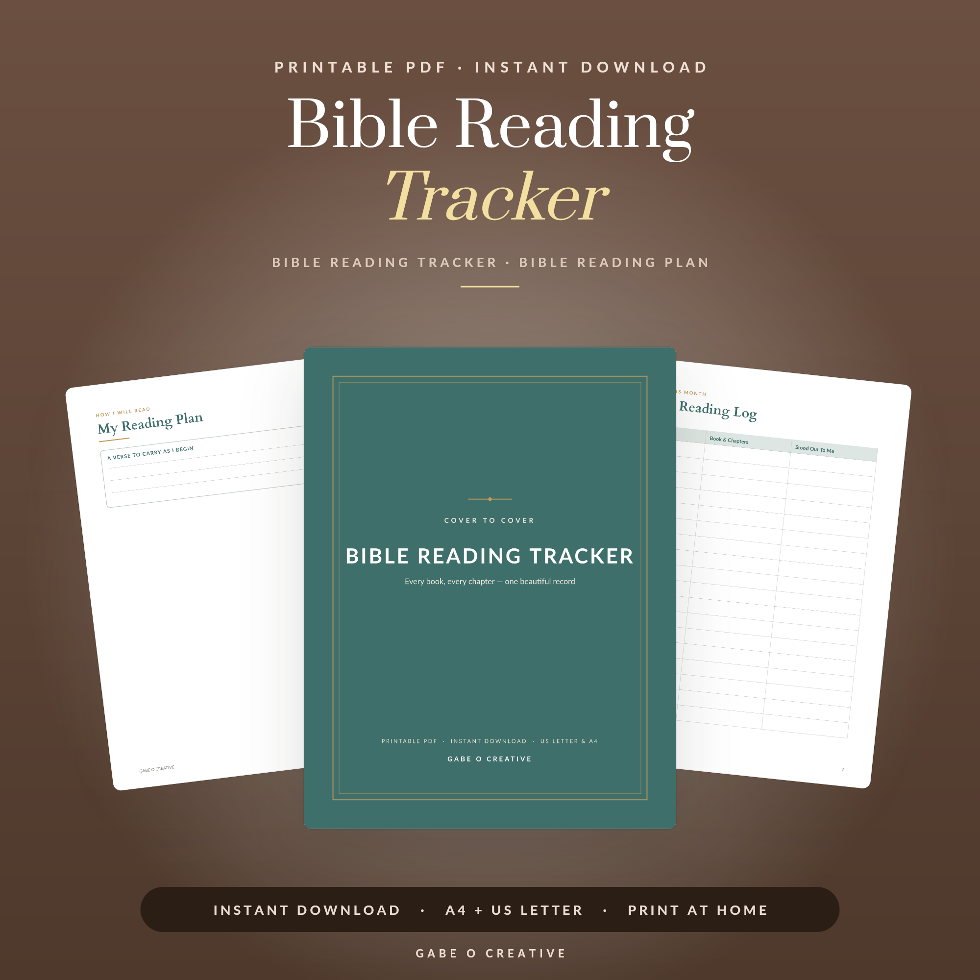 Bible Reading Tracker — Every book, every chapter — one beautiful record