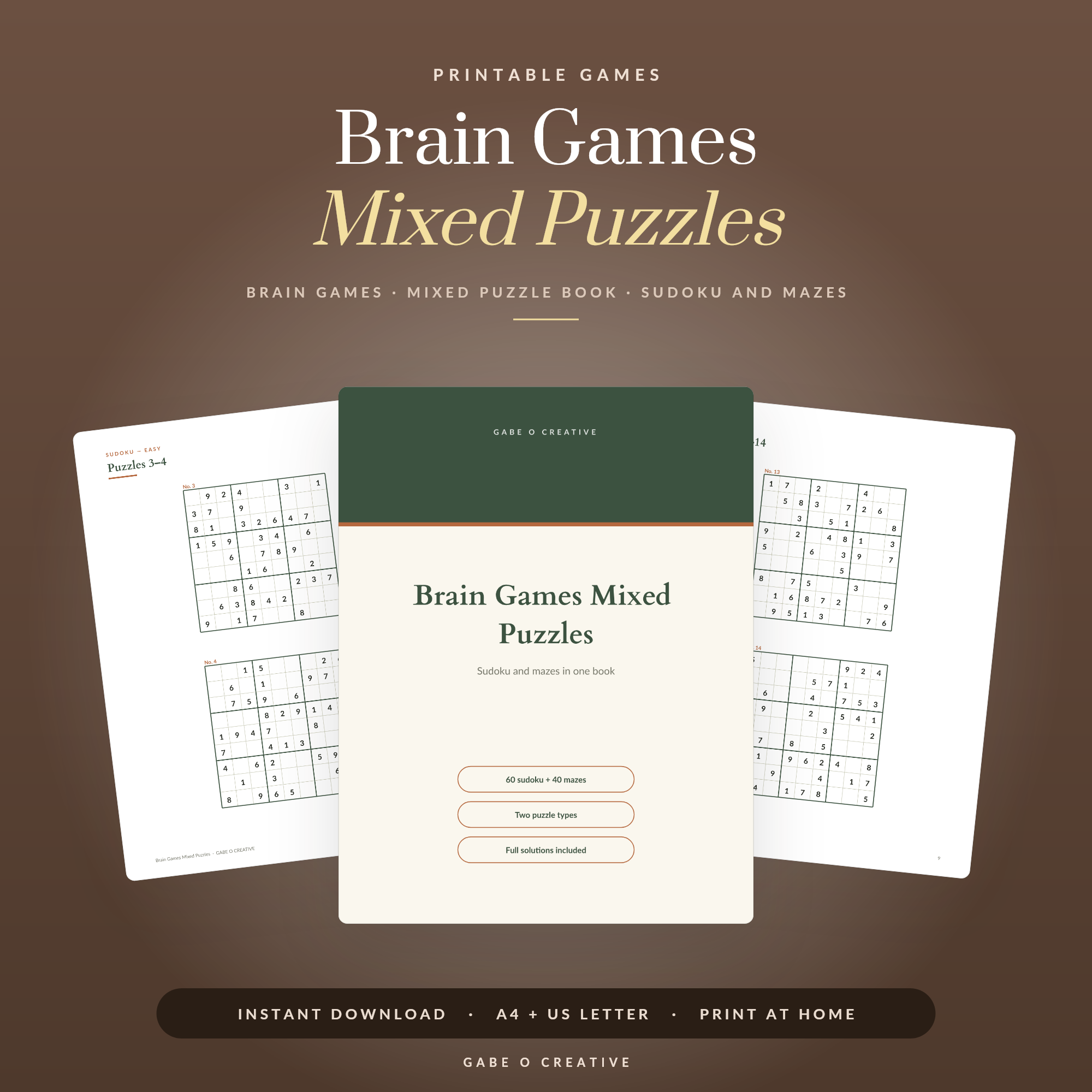 printable puzzle books collection