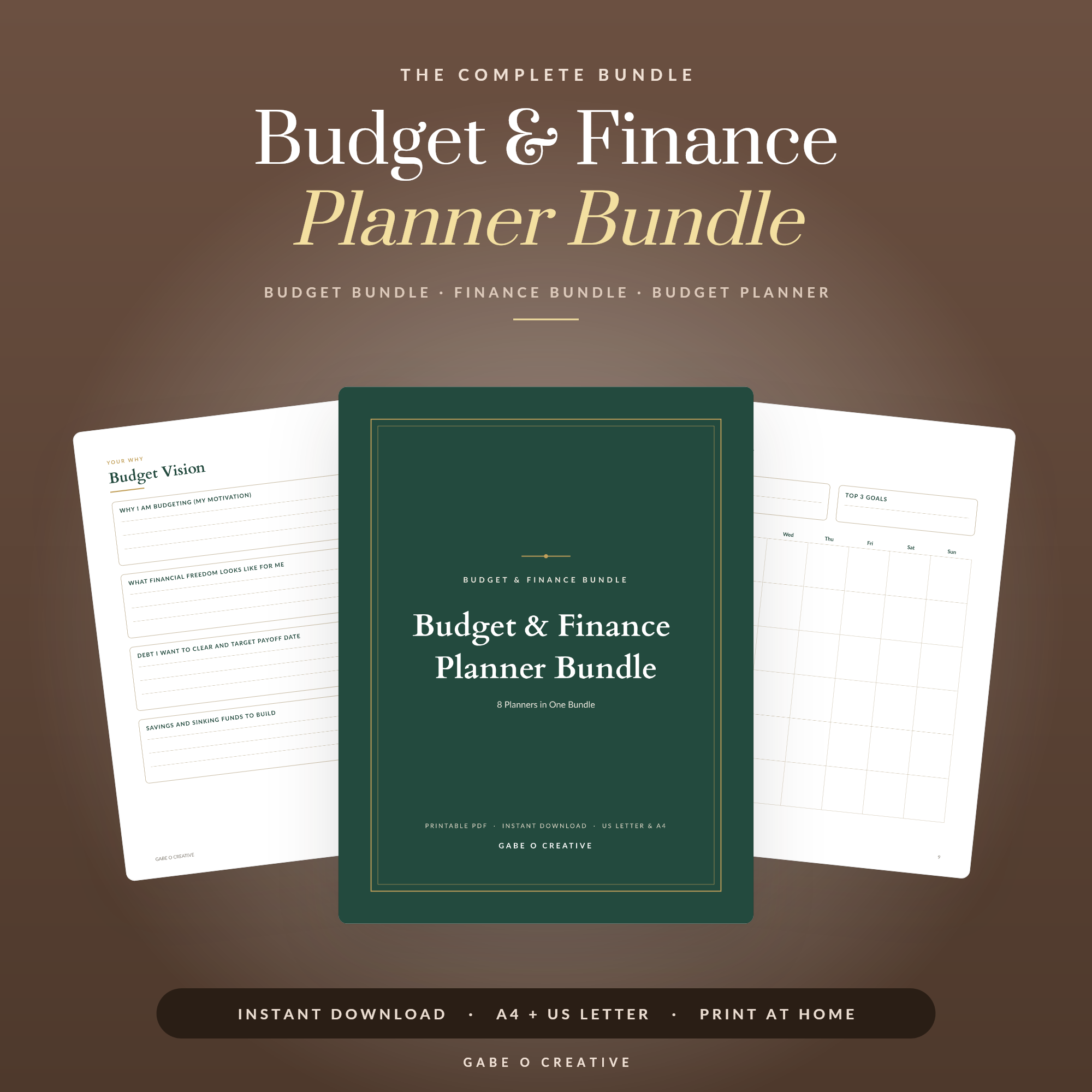Budget & Finance Planner Bundle