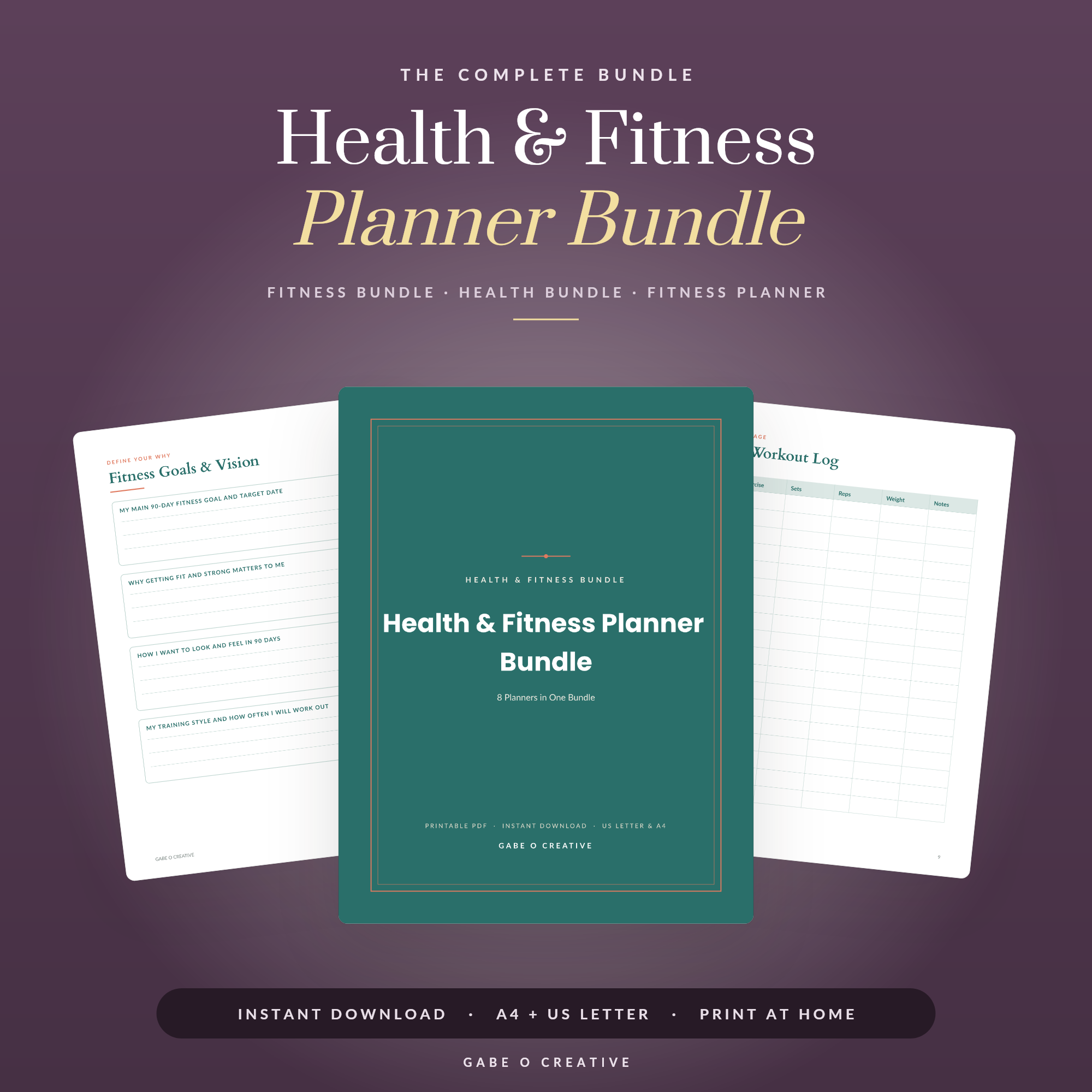 symptom tracker printable pages