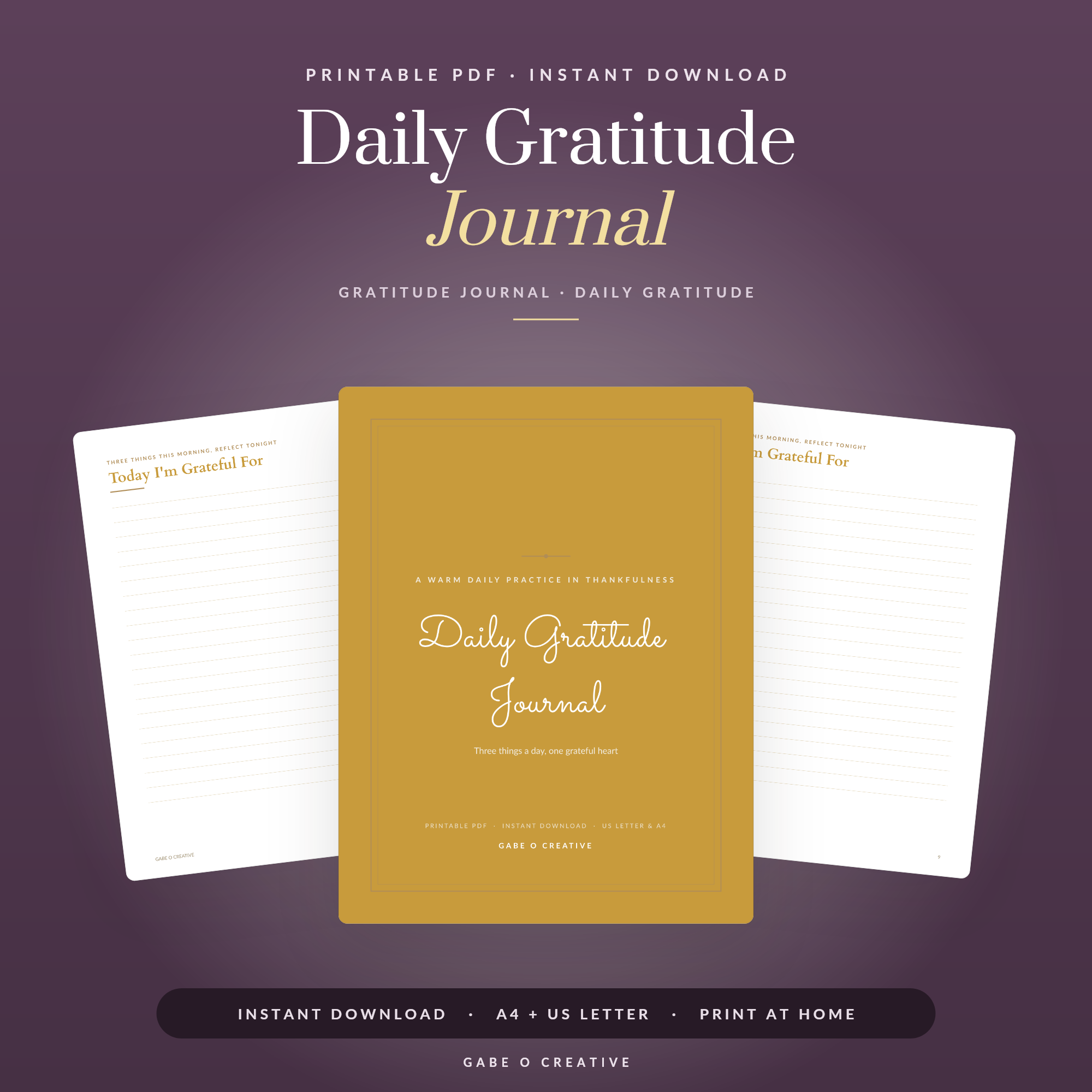 flat lay of a manifestation journal, gratitude journal and pen arranged on linen with morning light