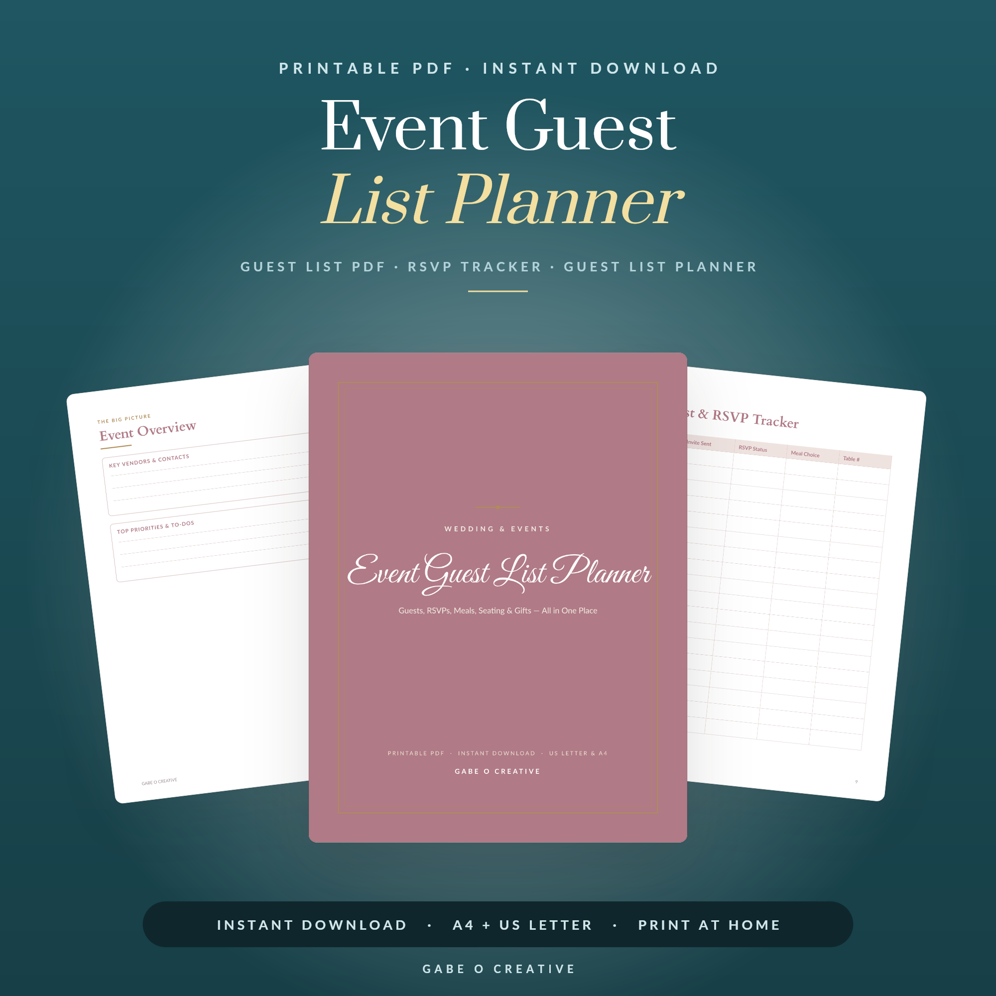 tall christening order of service flat lay