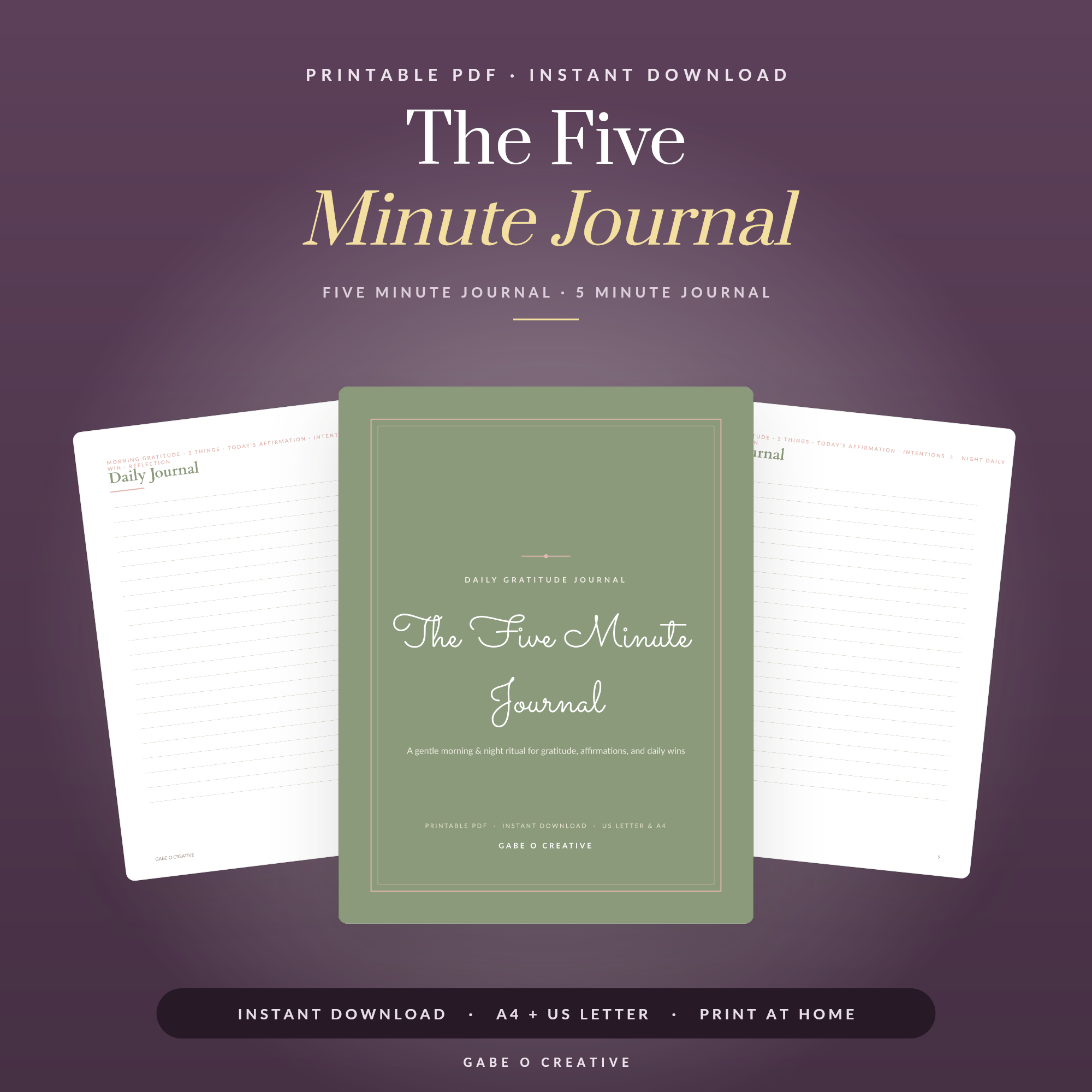 The Five Minute Journal