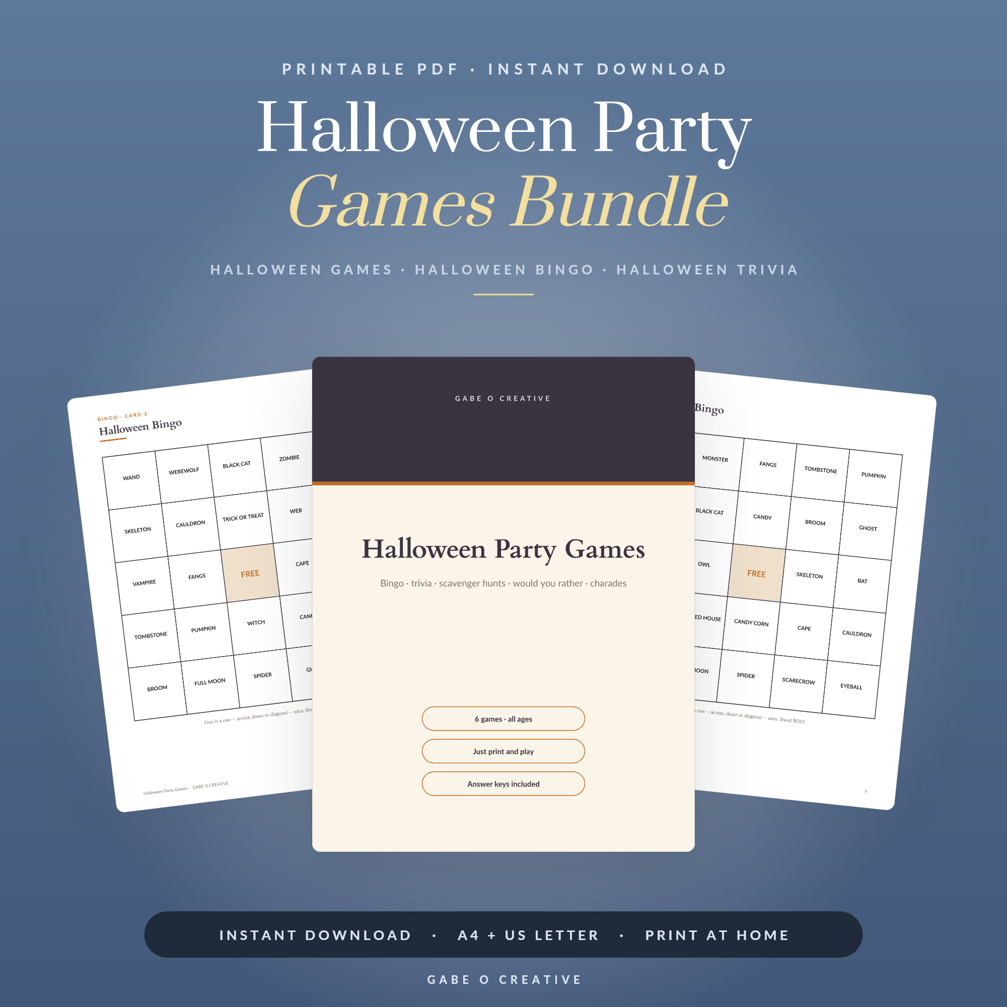 Halloween Party Games Bundle