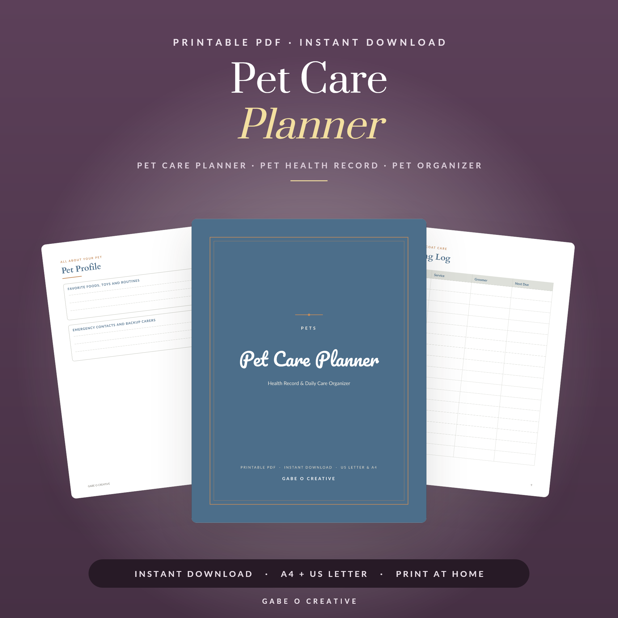 Pet Care Planner