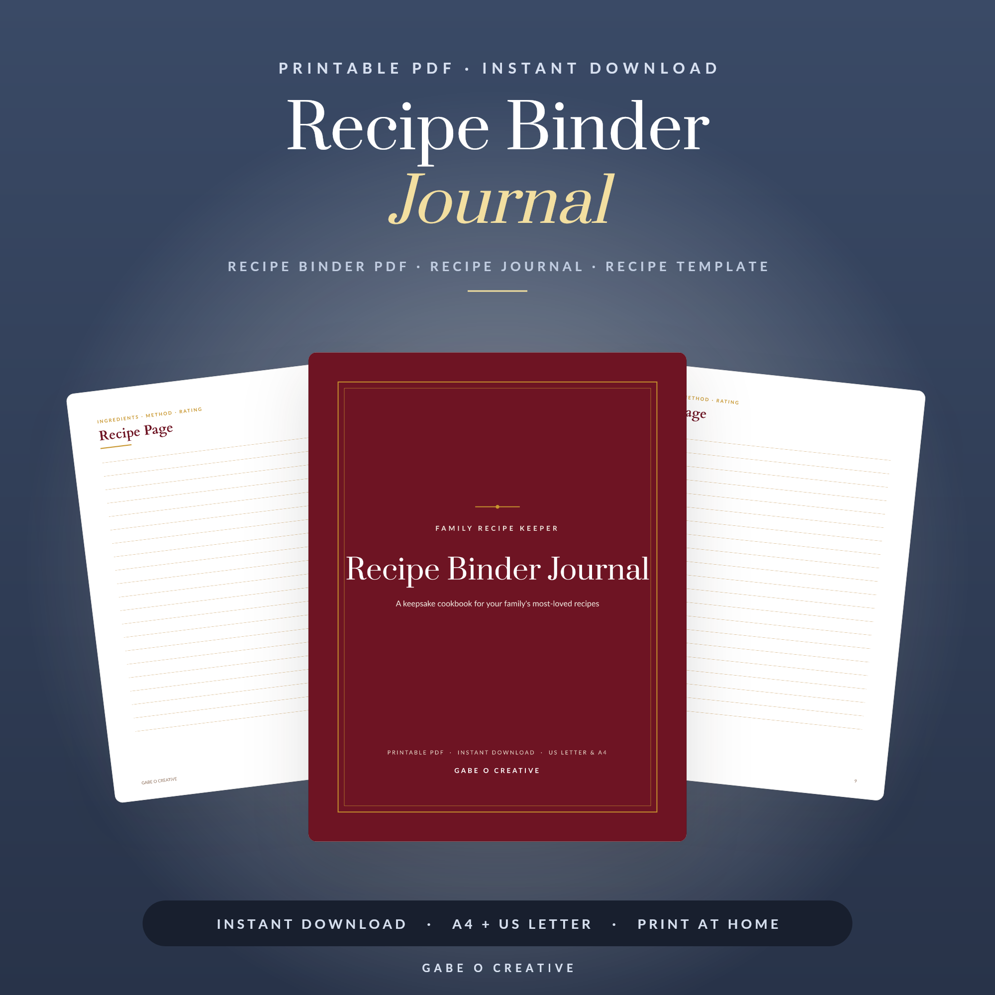 flat lay of baking planner pages with pen and ingredients