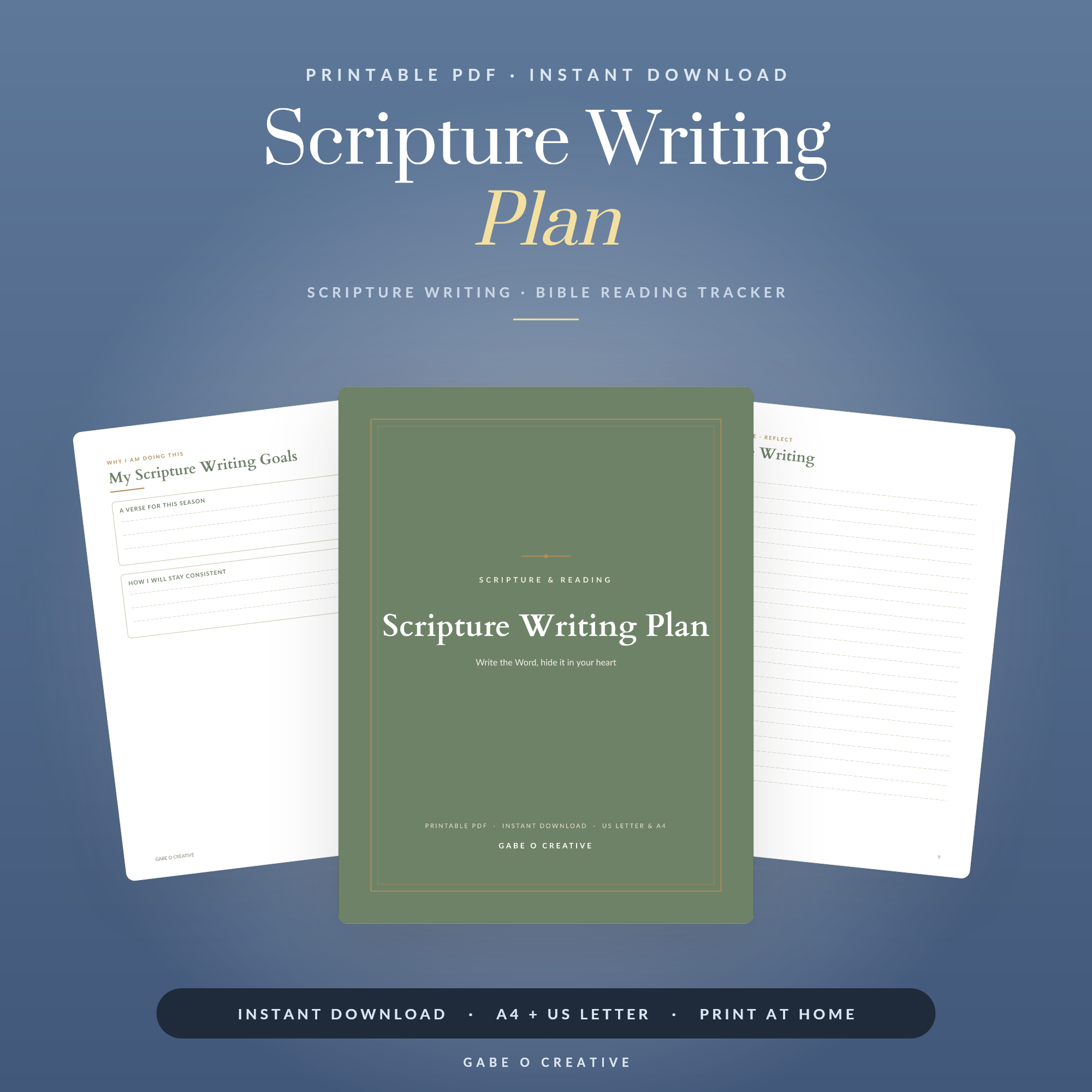 Scripture Writing Plan