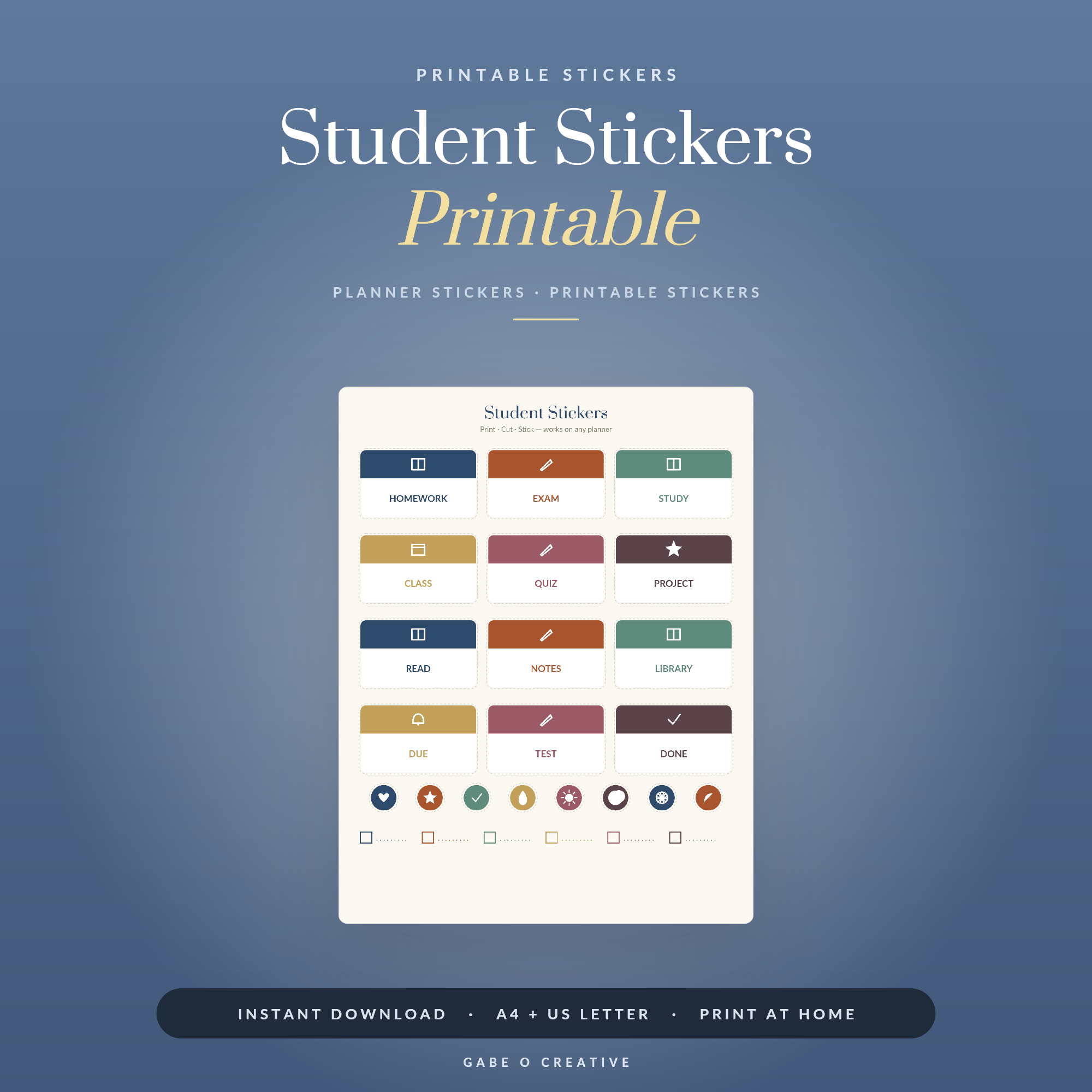 printable sticker collection