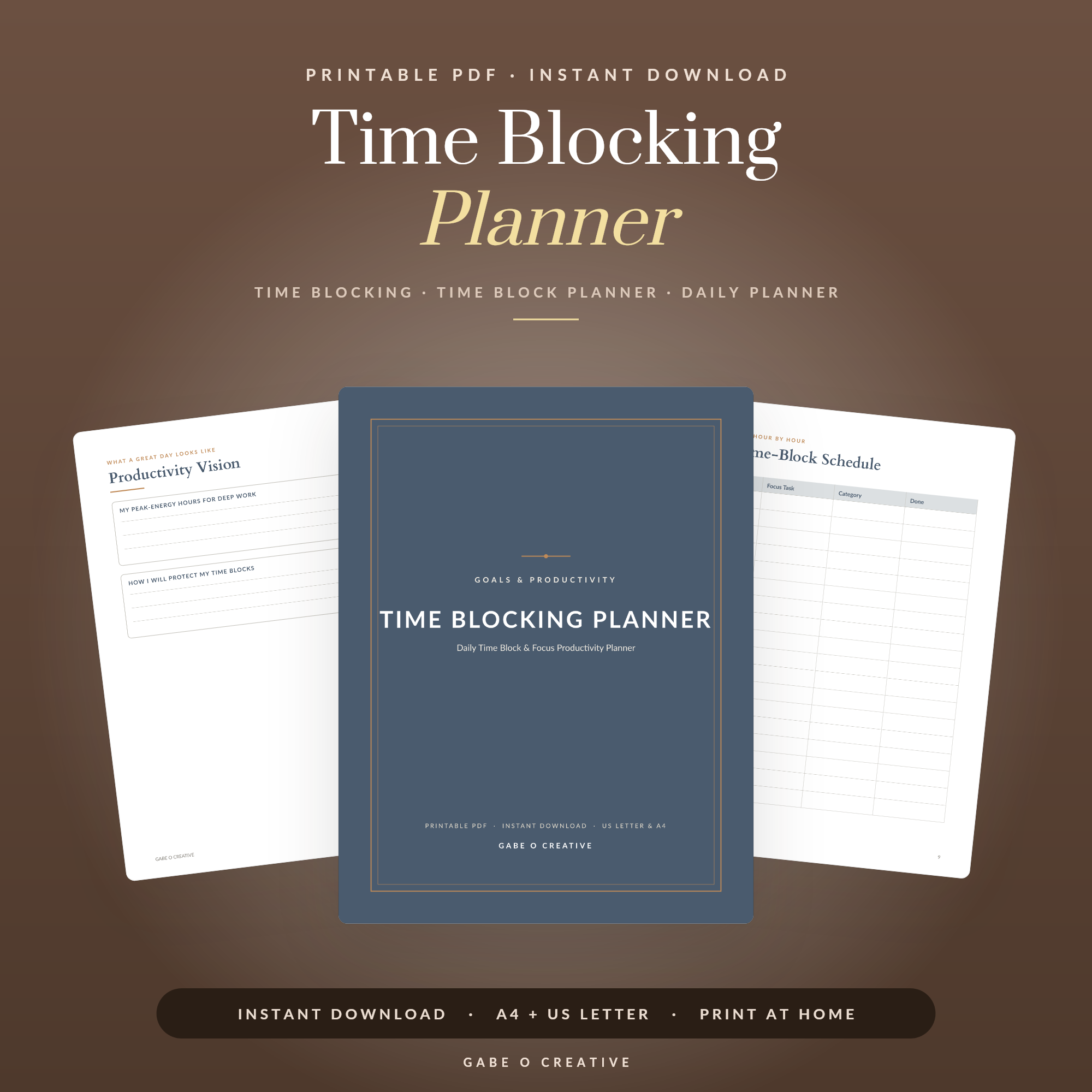 Time Blocking Planner