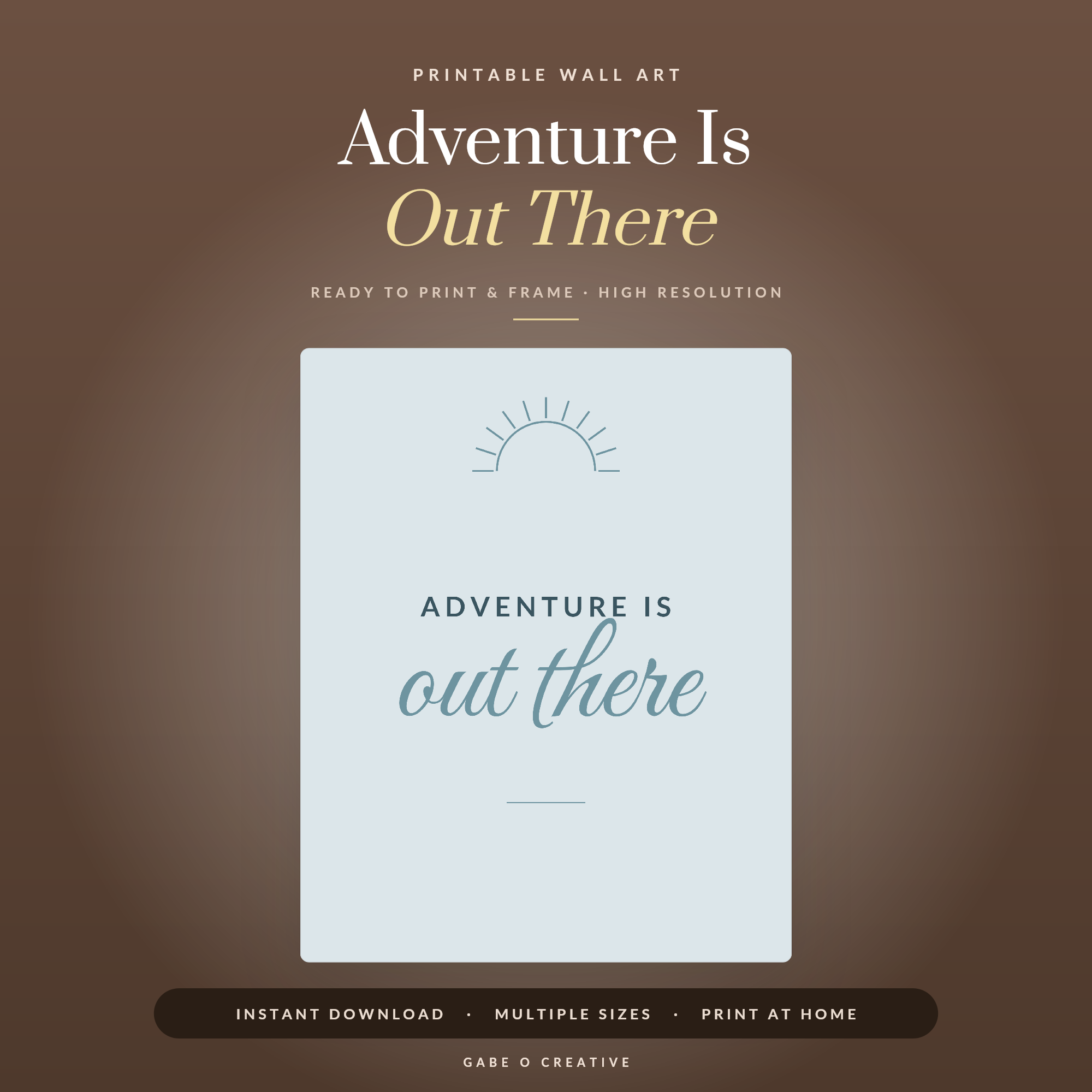 Adventure Is Out There