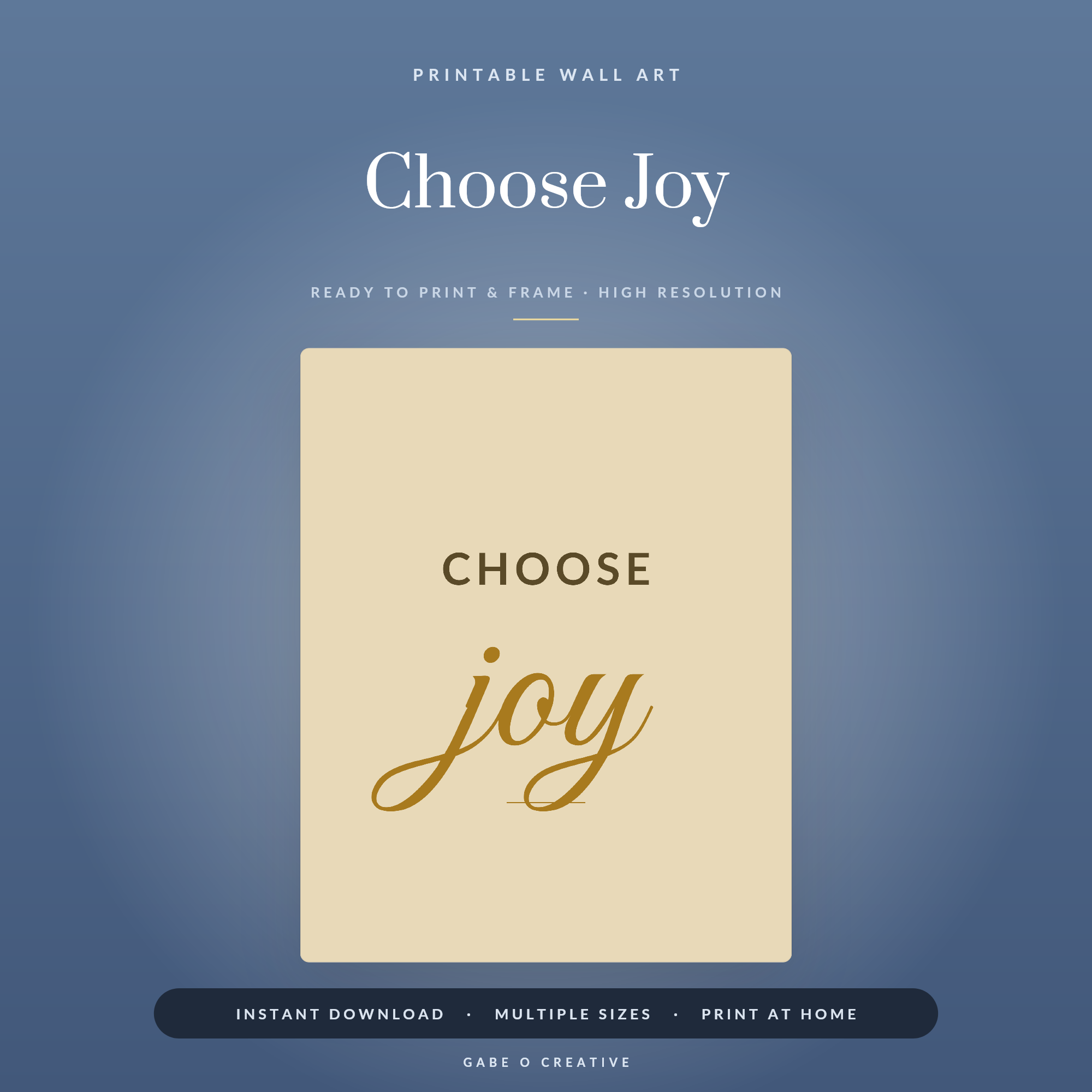 Choose Joy