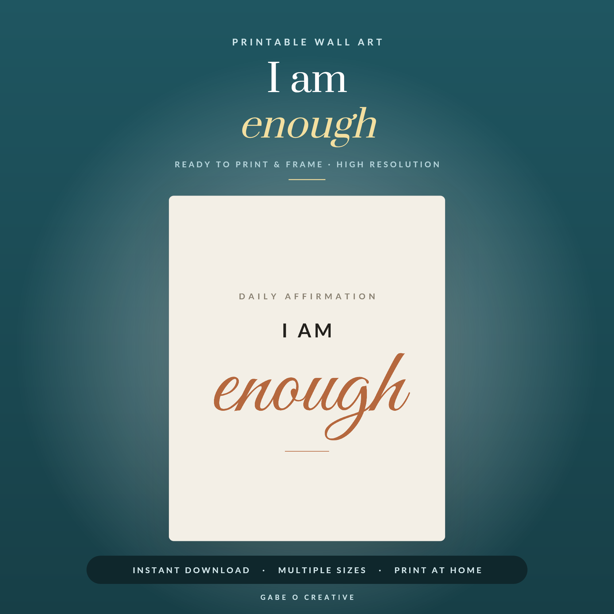 I am enough