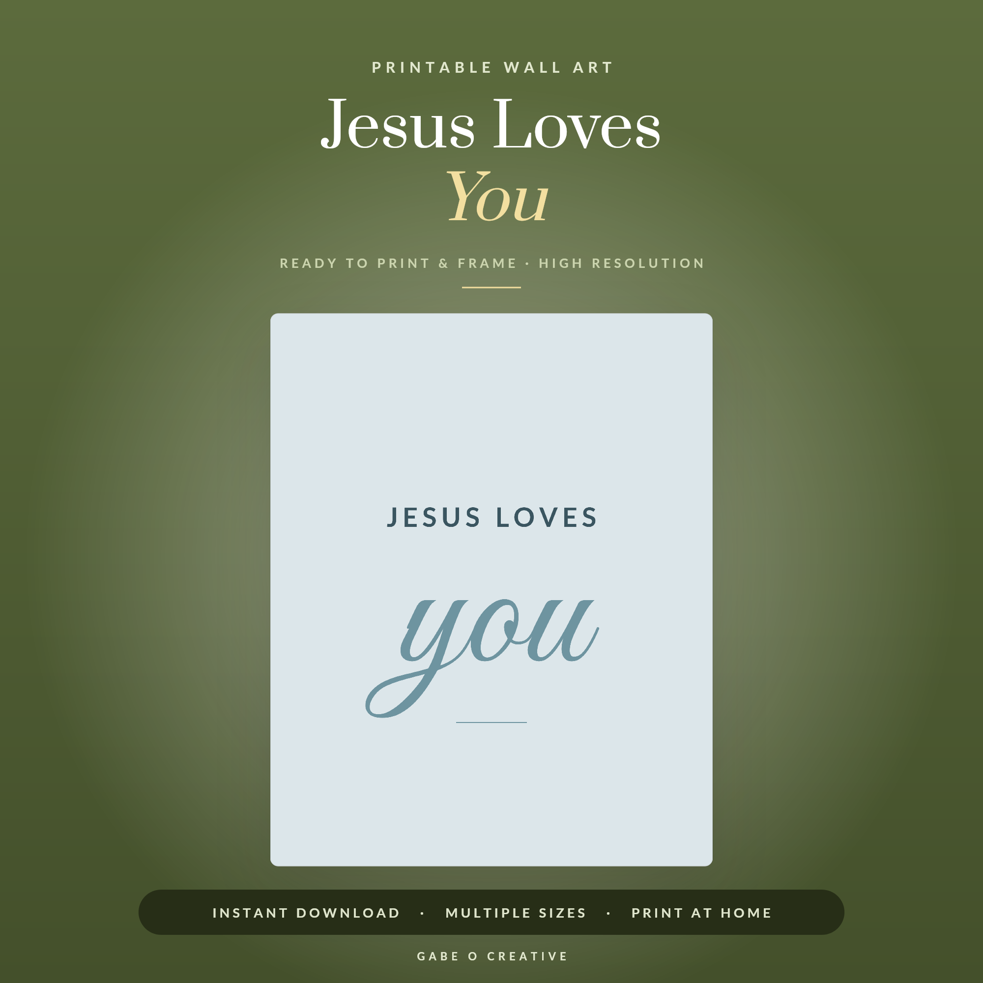Jesus Loves You