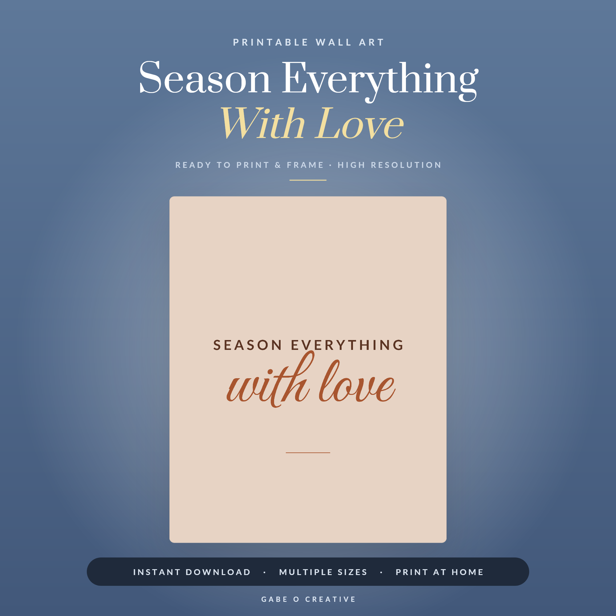 Season Everything With Love