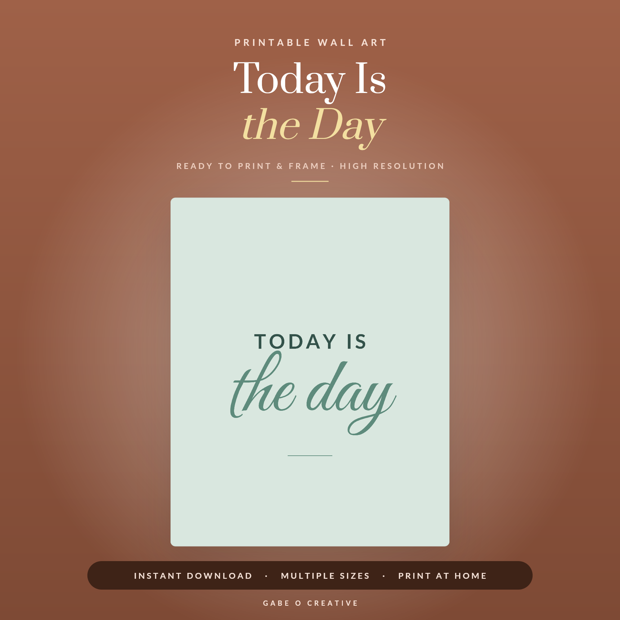 Today Is the Day